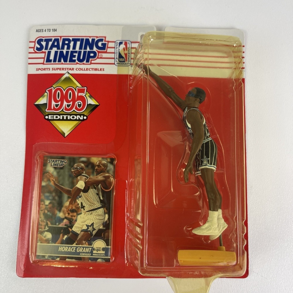 Starting Lineup 1995 Kenner NBA Orlando Magic Horace Grant Basketball Card